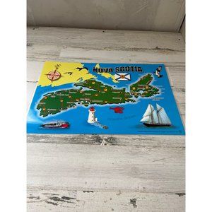 Set of four Nova Scotia plastic placemats